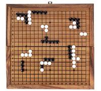 Engelhart - Jeu de Go en bois - Jeu de société - jeu de réflexion et de stratégie - Jeu en bois écologique - à partir de 8 ans - 31 x 31 x 2.5 cm