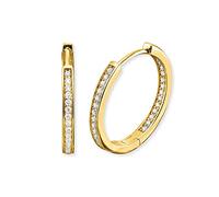 Engelsrufer Boucles d'Oreilles Argent Sterling 925 ERE-LISA-ZI-G-CR