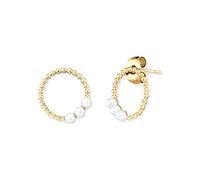 Engelsrufer Boucles d'Oreilles Femme Argent 925 Cœur de Coquillage 32015519, 15mm, Argent sterling, Zircone cubique