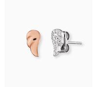 Engelsrufer clou d'oreille ERE-2WING-ZI-BIR argent sterling plaqué or rose ailes