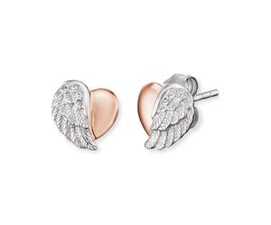 Engelsrufer Clous d'oreille Ailes du cœur ERE-LILHEARTWING-BI