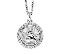 Engelsrufer Collier en argent sterling avec pendentif en forme de cœur pour fille - Fermoir mousqueton - Longueur réglable - Sans nickel