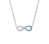Engelsrufer Collier pour femme Infinity en argent sterling 925 avec zircons, symbole de l'amour éternel longueur 40 + 4 cm, sans nickel, ERN-INFINITYOCEAN-ZI