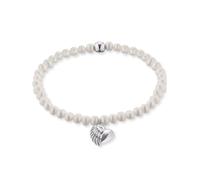 Engelsrufer ERB-HEARTWING-PE Bracelet Perles d'eau douce Ailes de cœur Argent