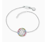 Engelsrufer ERB-LILLFL-ZIM Bracelet femme Fleur de vie argent multicolore 20 cm