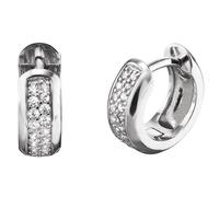 Engelsrufer ERE-ANNA-ZI-CR Creoles Damen Anna Crystal Sterling-Silber