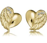 Engelsrufer ERE-LILHEARTWING-STG Clou d'oreille aile de cœur zirconium