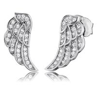 Engelsrufer ERE-LILWING-ZI-ST Boucles d'oreilles dames ailes argent blanc