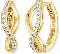 Engelsrufer ERE-PARADISE-ZI-G-CR Boucles d'oreilles pour femmes en or