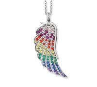 Engelsrufer ERN-WING-ZIM Collier Femme Ailes d'Ange Argent 50 cm