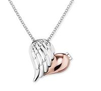 Engelsrufer ERN-WITHLOVE-02-BI Collier Femme Cœur Bicolor Rose 44 cm
