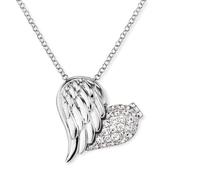 Engelsrufer ERN-WITHLOVE-02-ZI Collier femme cœur argent blanc 44 cm