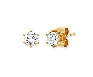Engelsrufer Keep it so simple Shiny Boucles d'oreilles pour femme en argent sterling avec zircones - Sans nickel, 5mm, Argent sterling, Zircone cubique