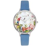 Engelsrufer Quartz Montre avec Bracelet en Cuir véritable ERWA-PARADIS-NBL1-LS