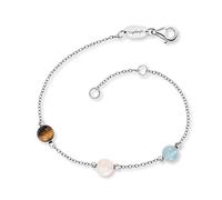Engelsrufer Women's bracelet made of sterling silver and power stone, lobster clasp, adjustable in two lengths, nickel-free