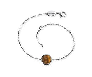 Engelsrufer Women's bracelet made of sterling silver and power stone, lobster clasp, adjustable in two lengths, nickel-free
