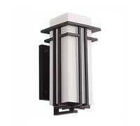 ENGENDER Applique Murale Extérieure Nouveau Style Chinois Applique extérieure Cour Balcon Foyer Moderne Minimaliste Boutique Porte Lampes extérieures(M)