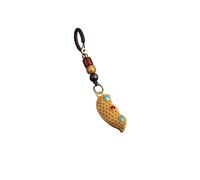 ENGENDER Porte-clés Pendentif Porte-clés Four Seasons Peace Bean, symbolisant la Paix et prospérité, Pendentif de Voiture, Sac à Dos, Cadeau Portable