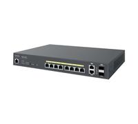 EnGenius ECS1112FP Commutateur géré, 8x RJ45 Gigabit PoE+, 130 W, 2x Uplink, EnGenius Cloud