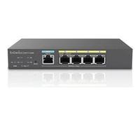 ENGENIUS EXT1105P - Commutateur - non géré - 4 x 10/100/1000 (PoE+) + 1 x 10/100/1000 (entrée PoE+) - de bureau, fixation murale - PoE+ (60 W) G