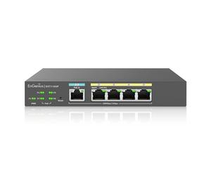 EnGenius Extenseur de commutateur Gigabit PoE+ 5 Ports géré dans Le Cloud avec Un Budget allant jusqu'à 60W - EXT1105P