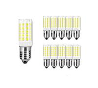 ENGEYA Ampoules LED 5W Economie d Energie, E14 Petite Base de Vis, Forme de Maïs, SMD 2835, Equivalent 50W Ampoules Incandescente, Blanc Froid 6000K/500 Lumens,AC 220-240V, Non Dimmable, Lot de 10