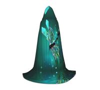 ENGhjes Cape à capuche pour adolescent, Halloween, sorcière, vampire, magicien, bal masqué