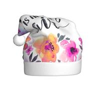 ENGhjes Spring Is In The Air Impression Vacances Peluche Unique Élégant Adulte Femmes Hommes Chapeau de Père Noël Hiver Noël Chapeaux de fête de Noël Casquettes