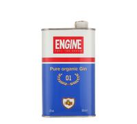 ENGINE - Gin distillé - Origine : Italie - Alcool : 42% - Notes de Citron & Baies de Genévrier - Idéal en cocktail Gin Tonic - 50cl