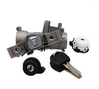 Engine Start Stop Interrupteur d'allumage et de démarrage argenté pour Audi A3 TT R8, VW Golf Jetta EOS Rabbit Tiguan MK5 MK6, Seat(With Lock Cylinder)