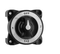 Engine Start Stop Interrupteur de déconnexion batterie lumineux série E M10 4 positions 32 V 350 A, 2 interrupteurs rotatifs pour bateau, camion, camping-car(Black)