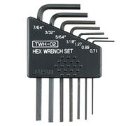 ENGINEER 7 piece mini sized imperial (inches) ALLEN KEY set, including sizes 0.05 1/16 5/64" 3/32" 7/64" (small hex wrenches) twh-02