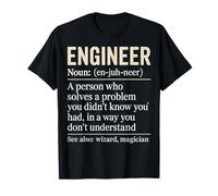 Engineer Definition Solving Problems Since Day One T-Shirt