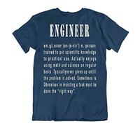Engineer Definition T Shirt Architect Shirt Funny Builder Joke Tee(XX-Large)