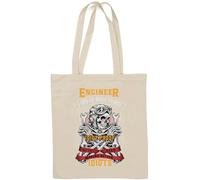 Engineer I Try to Make Things Idiot Proof But They Keep Making Better Idiots Sac fourre-tout amusant en coton naturel Blanc