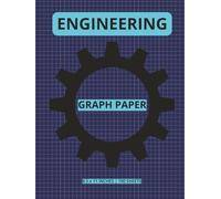 ENGINEERING GRAPH PAPER: Graph Paper Notebook, 5x5 Quad Ruled, 100 Sheets (8.5 x 11 in.) - Large Grid Composition Book for Engineering, Math, Drawing & Design