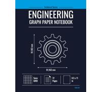 Engineering Graph Paper Notebook: 5 mm Graph Paper for Engineering, Technical Drawing, Mathematics, Architecture, Design & STEM