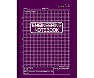 Engineering Notebook: Engineered for Accuracy - 120 Numbered Pages of Crisp 5x5 Grid Paper Perfect for Technical Drawings, Calculations, and Innovation in a Professional 8.5 x 11 Format.