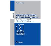 Engineering Psychology And Cognitive Ergonomics