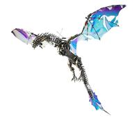 Engineerkiter Puzzle 3D en métal assoiffé de sang - Dragon aurore - Kit d'assemblage pour adultes - Plus de 3 000 pièces - Puzzle mécanique 3D en métal - Cadeaux pour adolescents et adultes