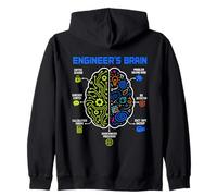 Engineer's Brain Funny Engineering Humor Problem Solver Sweat à Capuche