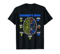 Engineer's Brain Funny Engineering Humor Problem Solver T-Shirt