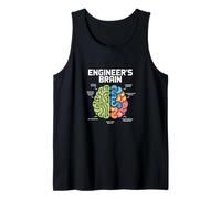 Engineer's Brain Funny Engineering Humour Problem Solver Débardeur