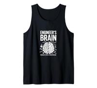 Engineer's Brain Funny Engineering Humour Problem Solver Débardeur