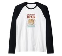 Engineer's Brain Funny Engineering Humour Problem Solver Manche Raglan