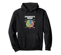 Engineer's Brain Funny Engineering Humour Problem Solver Sweat à Capuche
