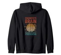Engineer's Brain Funny Engineering Humour Problem Solver Sweat à Capuche