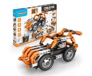 Engino - Jouets STEM Inventor, 50 modèles motorisés, Jouets éducatifs pour Enfants de 7 Ans et Plus, projets STEM pour Enfants, kit de Construction, Cadeaux pour garçons et Filles