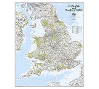 England and Wales Classic: Wall Maps Countries & Regions