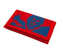 England FA Fade Portefeuille, Rouge/bleu, 12cm x 8cm closed, Portefeuille à deux volets